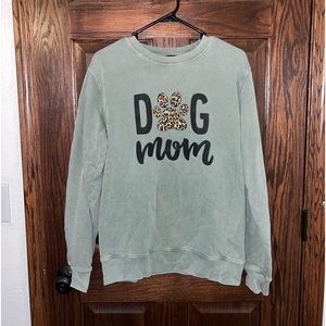 Olive green women’s sweatshirt